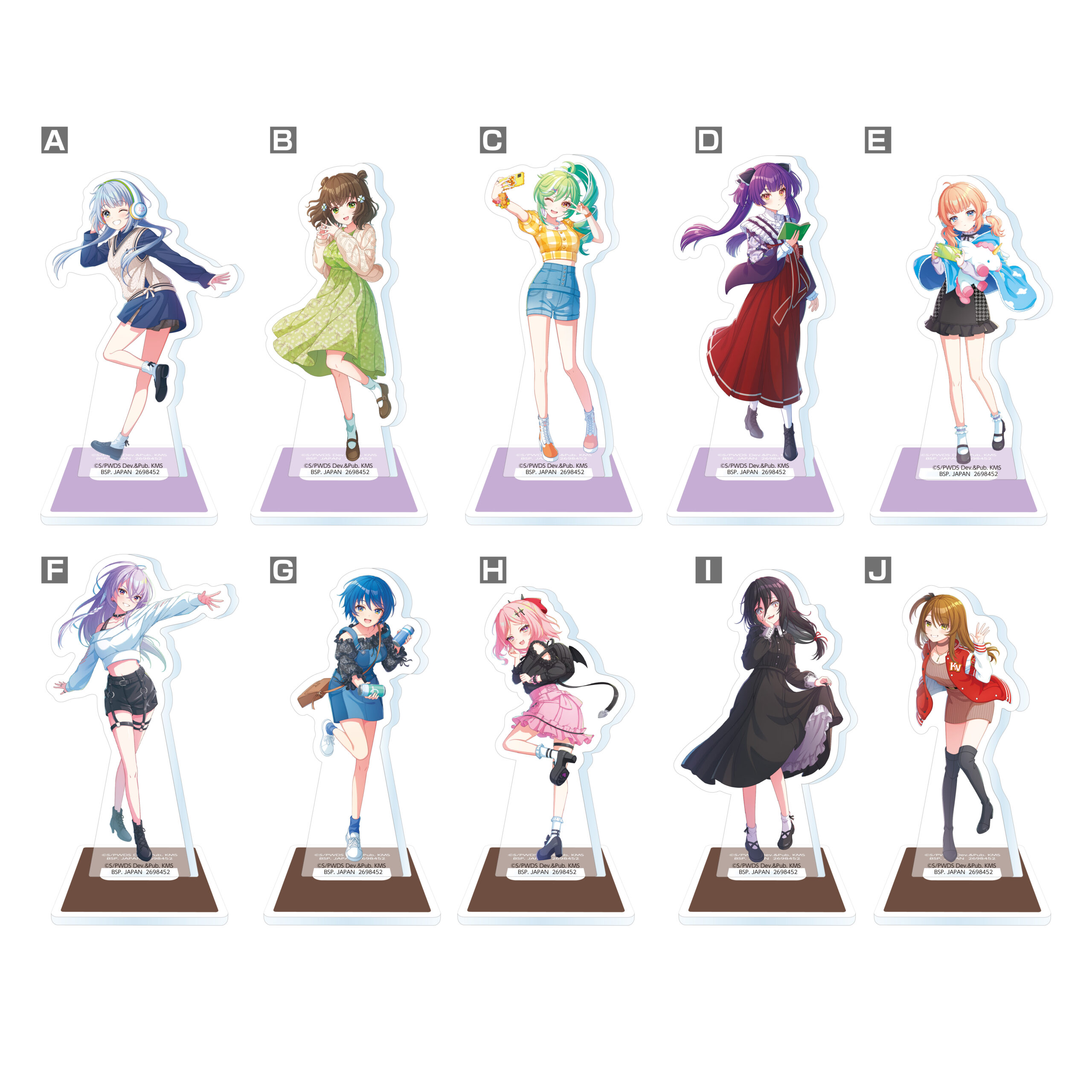 ワールドダイスター アクリルフィギュアvol.3 | ワールドダイスター 
